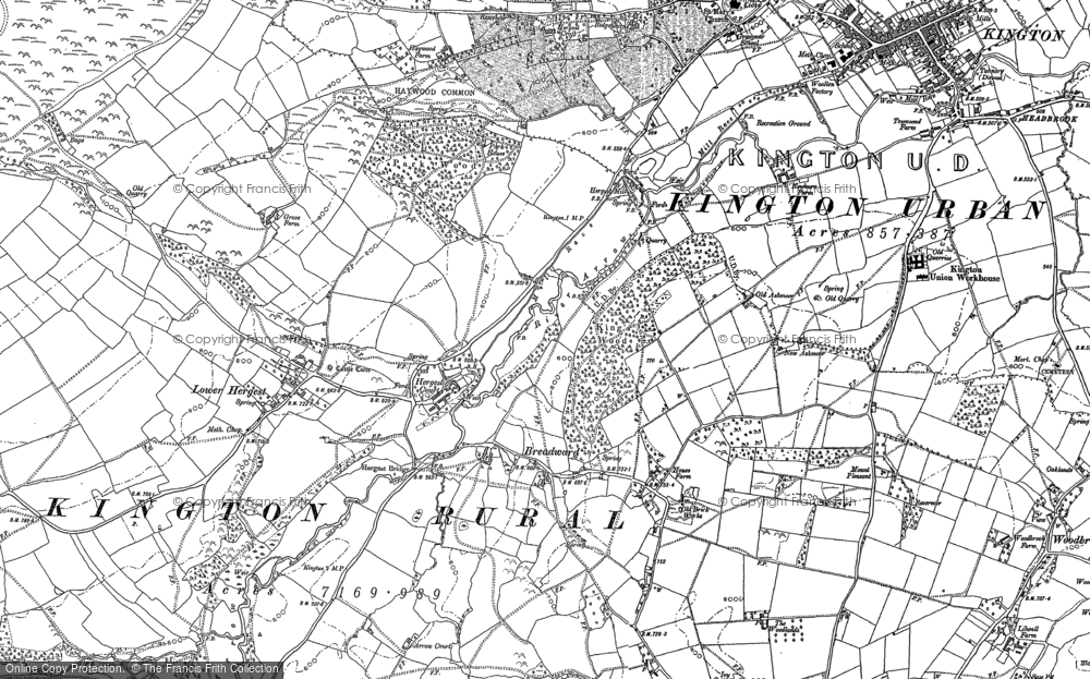 Old Map of Bredward, 1902 in 1902