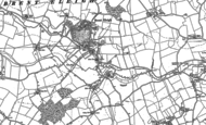 Old Map of Brent Eleigh, 1884 - 1885