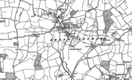 Old Map of Brent Pelham, 1896 - 1916