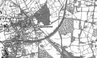 Old Map of Brentwood, 1895