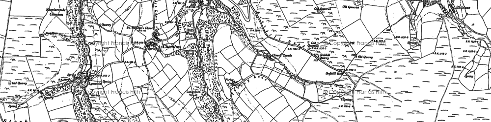 Old map of Bridge Ball in 1903