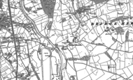 Old Map of Bridge Hewick, 1890