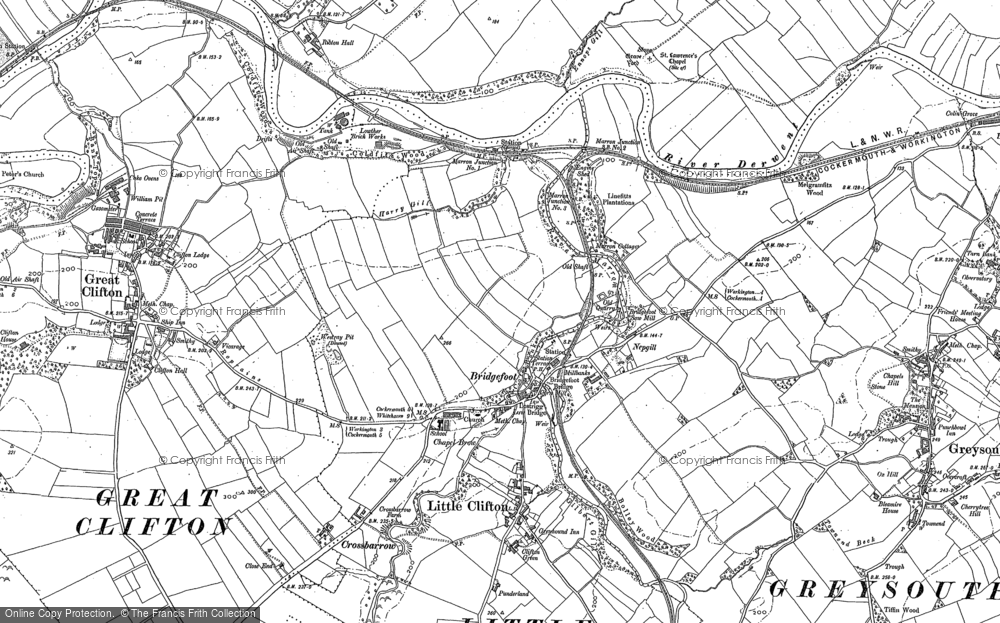 Old Map of Bridgefoot, 1898 - 1899 in 1898