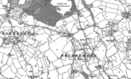 Old Map of Bridgemere, 1897 - 1908