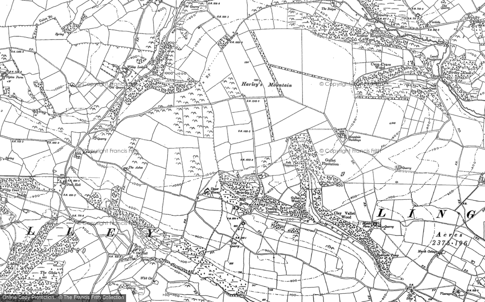Old Map of Brierley Hill, 1902 in 1902