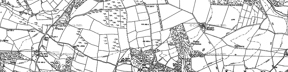 Old map of Brierley Hill in 1902