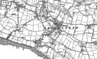 Old Map of Brighstone, 1907
