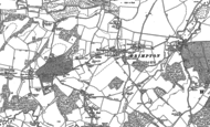 Old Map of Brimpton, 1909