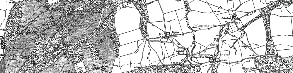 Old map of Bringewood Forge in 1902