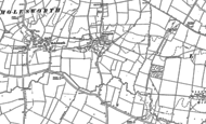 Old Map of Brington, 1889 - 1900