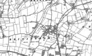 Old Map of Briningham, 1885