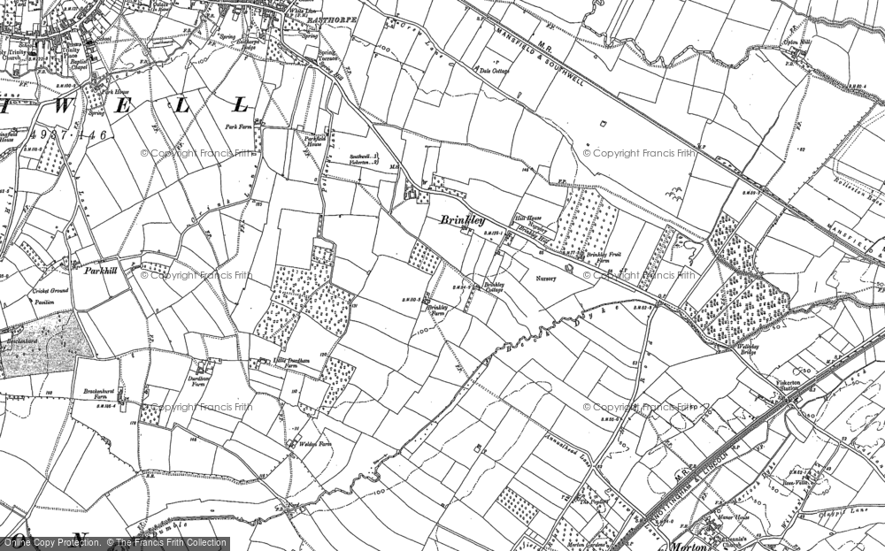 Old Map of Brinkley, 1883 - 1899 in 1883