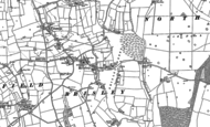 Old Map of Brisley, 1883 - 1885