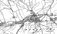 Old Map of Broad Chalke, 1884 - 1900