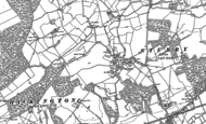 Old Map of Broad Oak, 1896