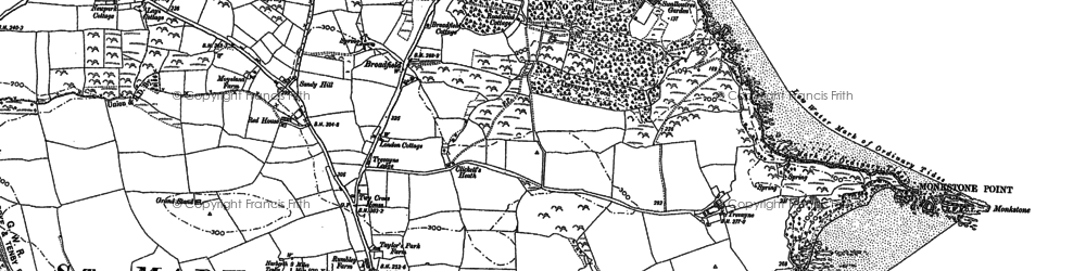 Old map of Broadfield in 1887