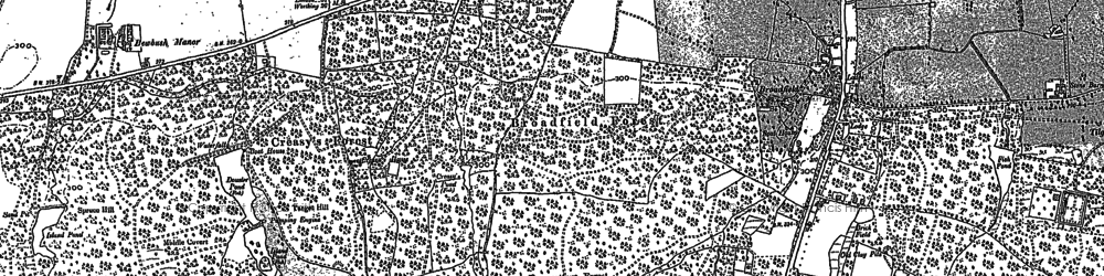 Old map of Broadfield in 1895