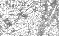 Old Map of Broadhembury, 1887
