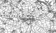 Old Map of Broadhempston, 1886
