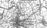 Old Map of Broadshard, 1886