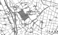 Old Map of Brockhall, 1883 - 1884