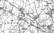 Old Map of Brockworth, 1883