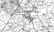 Old Map of Brokenborough, 1919