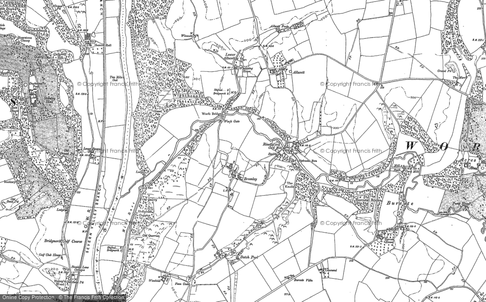 Old Map of Bromley, 1882 - 1901 in 1882