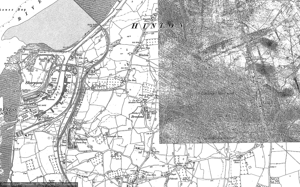 Old Map of Brookend, 1879 - 1882 in 1879