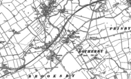Old Map of Brooksby, 1883 - 1884
