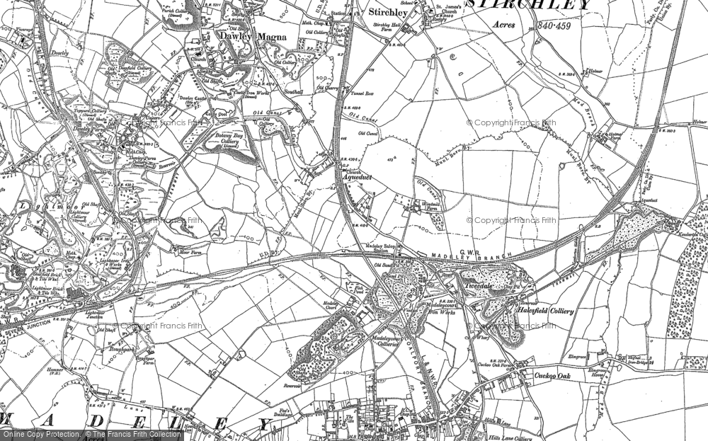 Old Map of Brookside, 1882 in 1882
