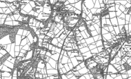 Old Map of Broom Hill, 1916 - 1919