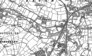 Old Map of Broompark, 1895
