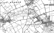 Old Map of Broomsthorpe, 1885