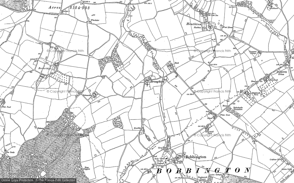 Old Map of Broughton, 1900 in 1900