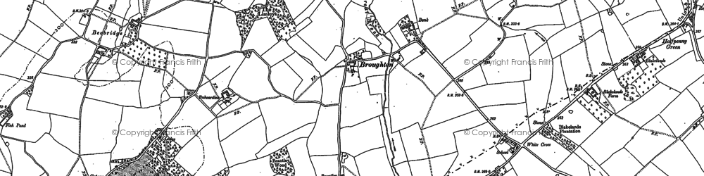 Old map of Broughton in 1900