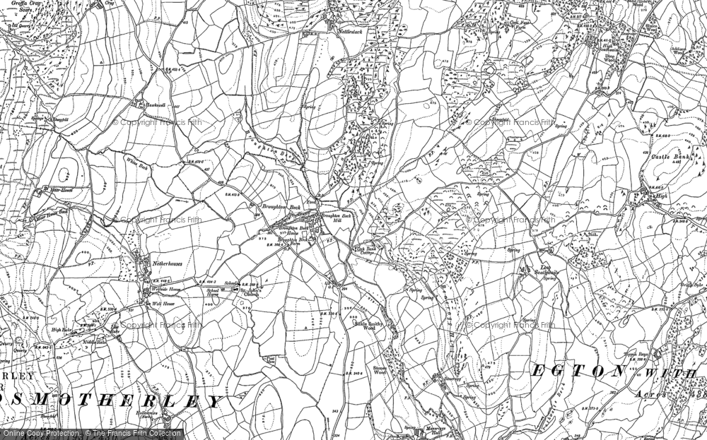 Old Map of Broughton Beck, 1911 in 1911