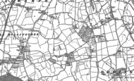 Old Map of Brownheath Common, 1883 - 1884