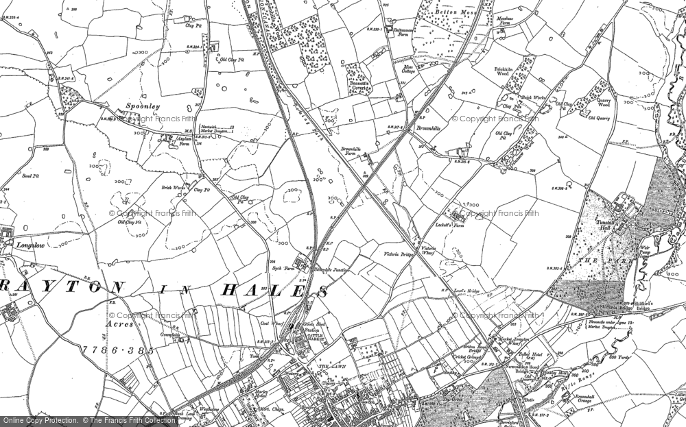 Old Map of Brownhills, 1879 - 1880 in 1879
