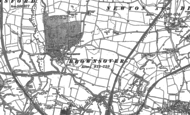 Old Map of Brownsover, 1886 - 1903