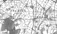 Old Map of Broxton, 1897