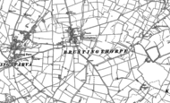 Old Map of Bruntingthorpe, 1885
