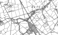 Old Map of Brunton, 1896