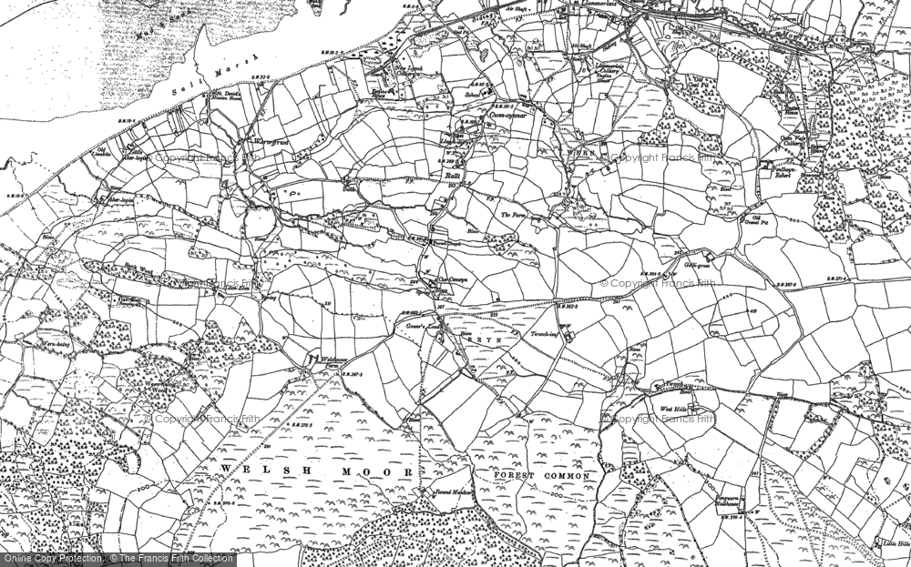 Old Map of Bryn, 1896 - 1897 in 1896