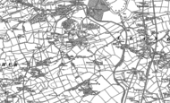 Old Map of Bryn Mawr, 1900