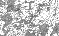 Old Map of Brynllywarch, 1884 - 1901