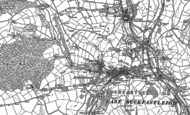 Old Map of Buckfastleigh, 1885 - 1886