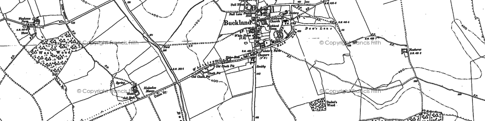 Old map of Chipping in 1896