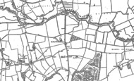 Old Map of Buckland Marsh, 1910