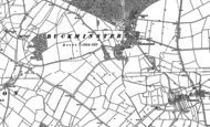 Old Map of Buckminster, 1887 - 1904